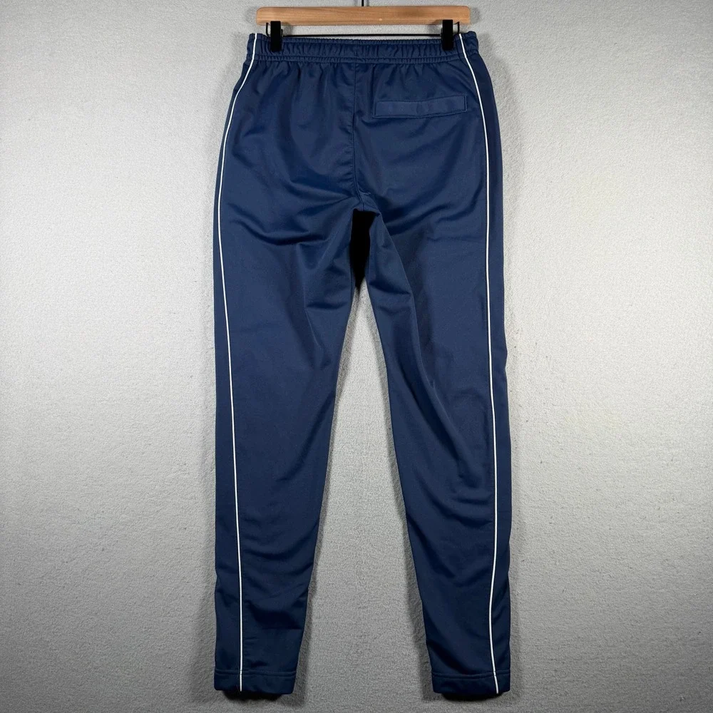 Nike Mens Sportswear Track Pants Navy Blue White Piping BV3014-410 Small